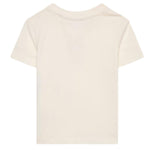 Tommy Hilfiger T-Shirt Girocollo tinta unita con Stampa Panna per Neonato KN0KN01569 PANNA TOMMY HILFIGER 