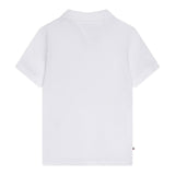 Tommy Hilfiger Polo Mezza Manica Tinta Unita con Logo per Neonato KN0KN02030 BIANCO TOMMY HILFIGER 