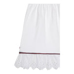 Tommy Hilfiger Abito Firocollo Tinta Unita con Ricami per Neonata KN0KN02046 BIANCO TOMMY HILFIGER 