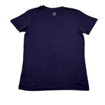 Trussardi T-Shirt Girocollo Tinta Unita con Stampa per Bambino TBP25003TS BLU TRUSSARDI 