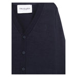 Trussardi Cardigan Tinta Unita con Logo per Bambino TBP25024CD BLU TRUSSARDI 