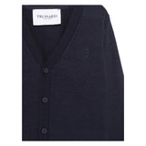 Trussardi Cardigan Tinta Unita con Logo per Bambino TBP25024CD BLU TRUSSARDI 