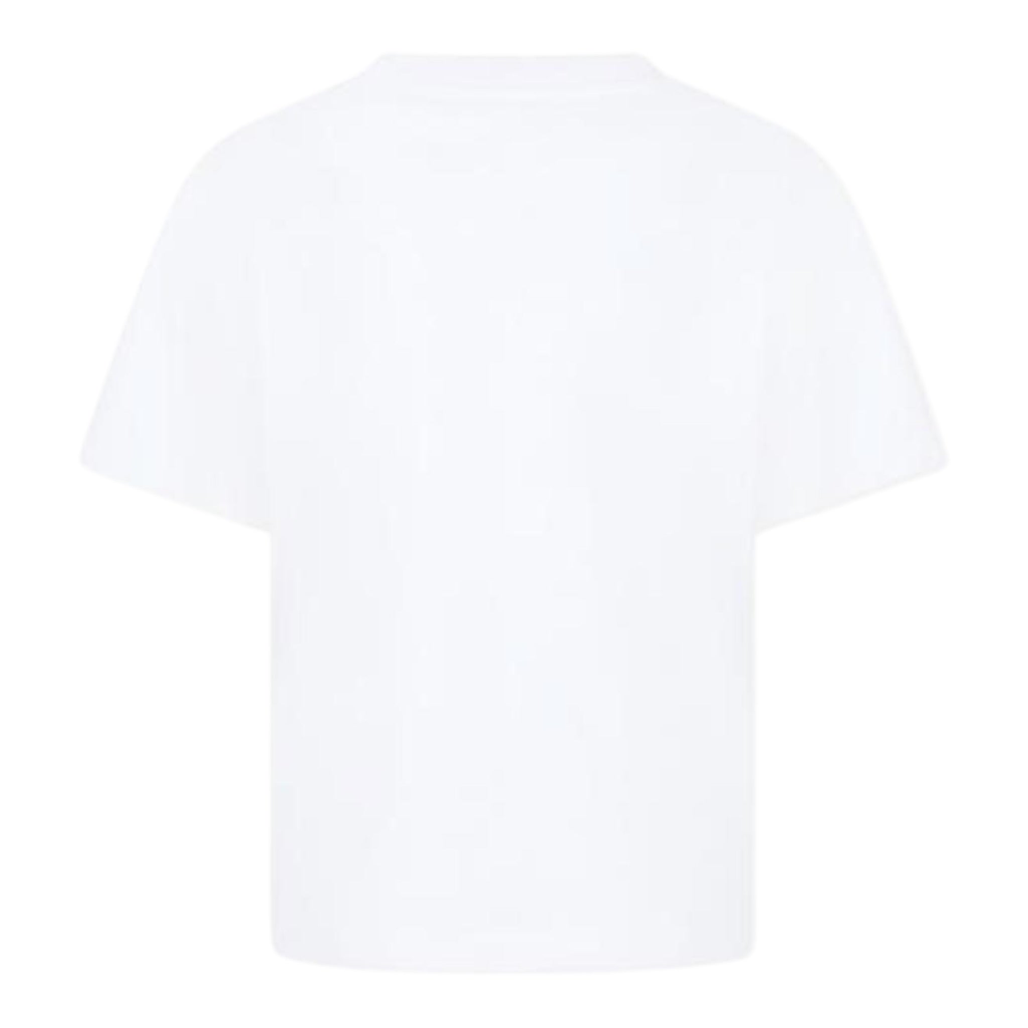 Trussardi T-Shirt Girocollo Tinta Unita con Stampa per Bambino TBP25025TS BIANCO TRUSSARDI 