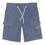 Trussardi Bermuda In Deim tinta unita Blu per Bambino TBP25160BEX BLU TRUSSARDI 