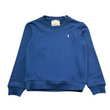 Trussardi Felpa Girocollo Tinta Unita con Logo per Bambino TBP26001FE BLU TRUSSARDI 