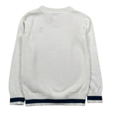 Trussardi Maglia Girocollo Tinta Unita con Logo per Bambino TBP26005MA BIANCO TRUSSARDI 