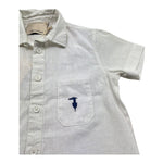 Trussardi Camicia Mezza Manica Tinta Unita con Taschino per Bambino TBP26007CA BIANCO TRUSSARDI 