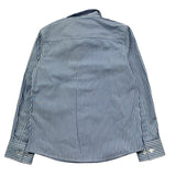 Trussardi Camicia Manica Lunga Fantasia A Righe per Bambino TBP26034CA BIANCO/BLU TRUSSARDI 