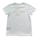 Trussardi T-Shirt Girocollo Tintta Unita con Stampa per Bambino TBP26073TS BIANCO TRUSSARDI 