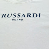 Trussardi T-Shirt Girocollo Tinta Unita con Logo per Bambino TBP26107TS PANNA TRUSSARDI 