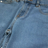 Trussardi Jeans Tinta Unita con Cuciture In Contrasto per Bambina TBP26112JE AZZURRO TRUSSARDI 