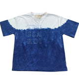 Trussardi T-Shirt Girocollo Bicolore per Bambino TBP26118TS BIANCO/BLU TRUSSARDI 