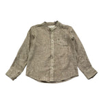 Trussardi Camicia Tinta Unita con Collo Coreano per Bambino TBP26140CA FANGO TRUSSARDI 