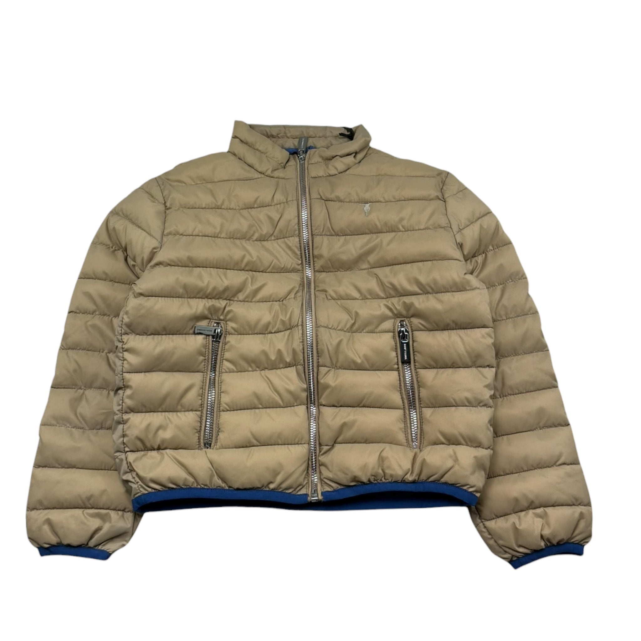 Trussardi Giubbino Tinta Unita con Zip per Bambino TBP26144PI BEIGE TRUSSARDI 