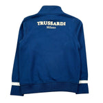 Trussardi Felpa con Zip Tinta Unita E Logo per Bambino TBP26149FE BLU TRUSSARDI 