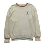 Trussardi Maglia Girocollo Tinta Unita con Logo per Bambino TBP26155MA BEIGE TRUSSARDI 