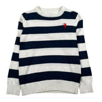 Trussardi Maglia Girocollo Fantasia A Righe per Bambino TBP36004MA BIANCO/BLU TRUSSARDI 