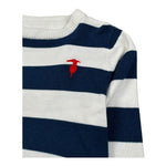 Trussardi Maglia Girocollo Fantasia A Righe per Bambino TBP36004MA BIANCO/BLU TRUSSARDI 