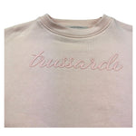 Trussardi Felpa Chiusa Girocollo Tinta Unita con Stampa per Bambina TGP26002FE ROSA TRUSSARDI 