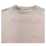 Trussardi Felpa Chiusa Girocollo Tinta Unita con Stampa per Bambina TGP26002FE ROSA TRUSSARDI 