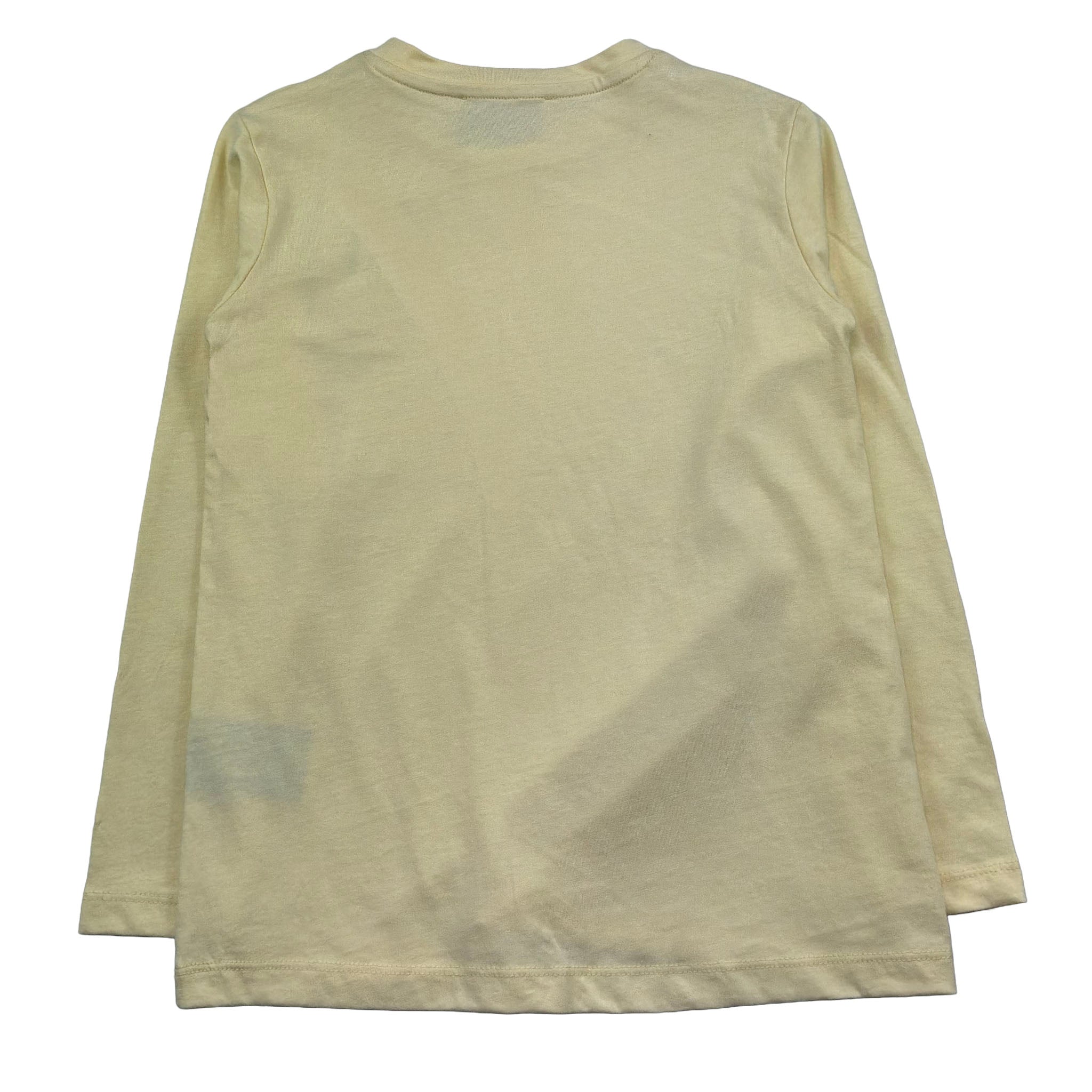 Trussardi Shirt Girocollo Tinta Unita con Logo per Bambina TGP26013TS GIALLO TRUSSARDI 