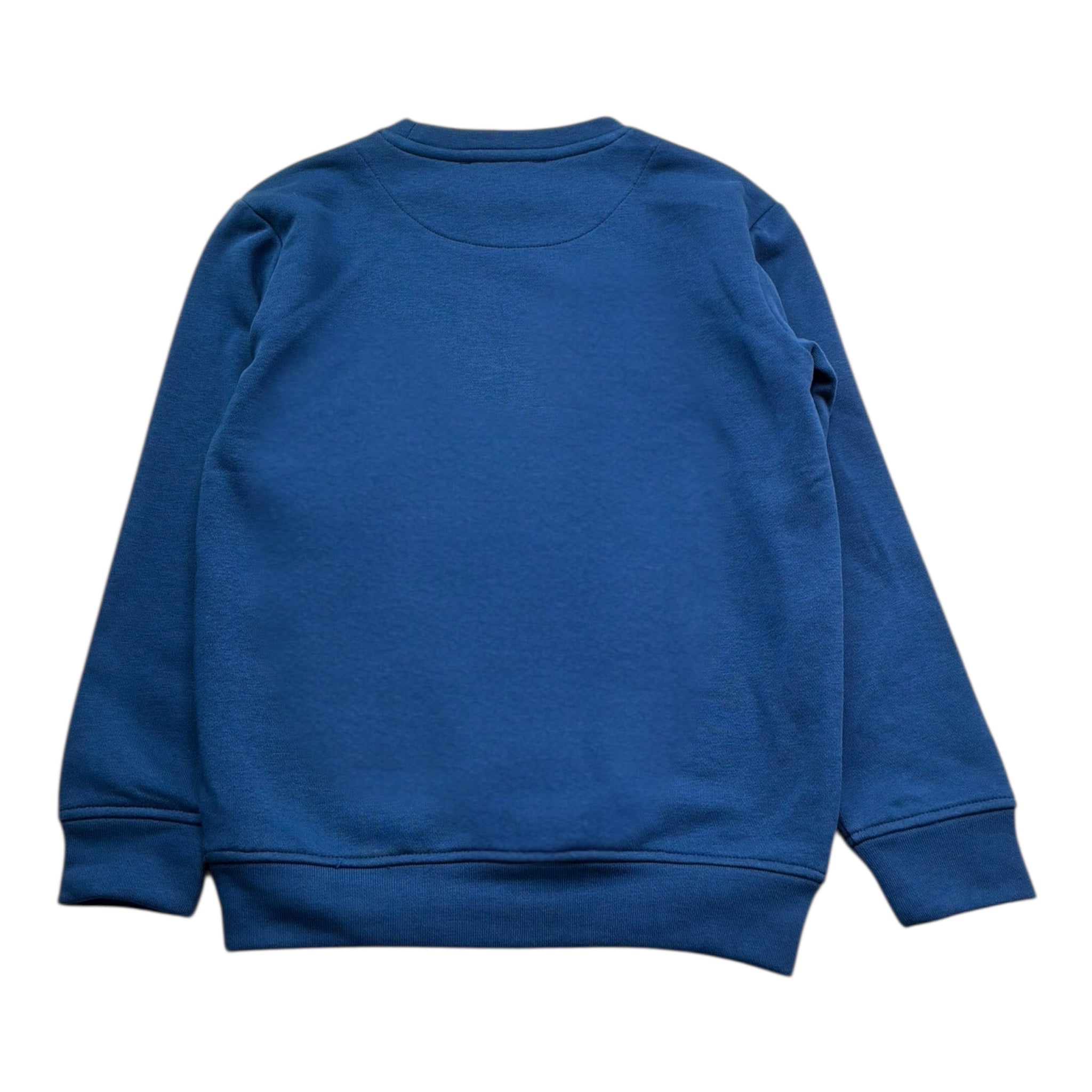 Trussardi Felpa Girocollo Tinta Unita con Stampa per Bambina TGP26016FE BLU TRUSSARDI 