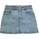 Trussardi Gonna In Denim Tinta Unita con Girovita Regolabile per Bambina TGP26020GO AZZURRO TRUSSARDI 