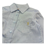 Trussardi Camicia Tinta Unita con Logo per Bambina TGP26035CA AZZURRO TRUSSARDI 