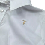 Trussardi Abito Bicolore Mezza Manica per Bambina TGP26036VE BIANCO/BEIGE TRUSSARDI 