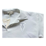 Trussardi Polo Modello Crop Tinta Unita per Bambina TGP26051PO BIANCO TRUSSARDI 