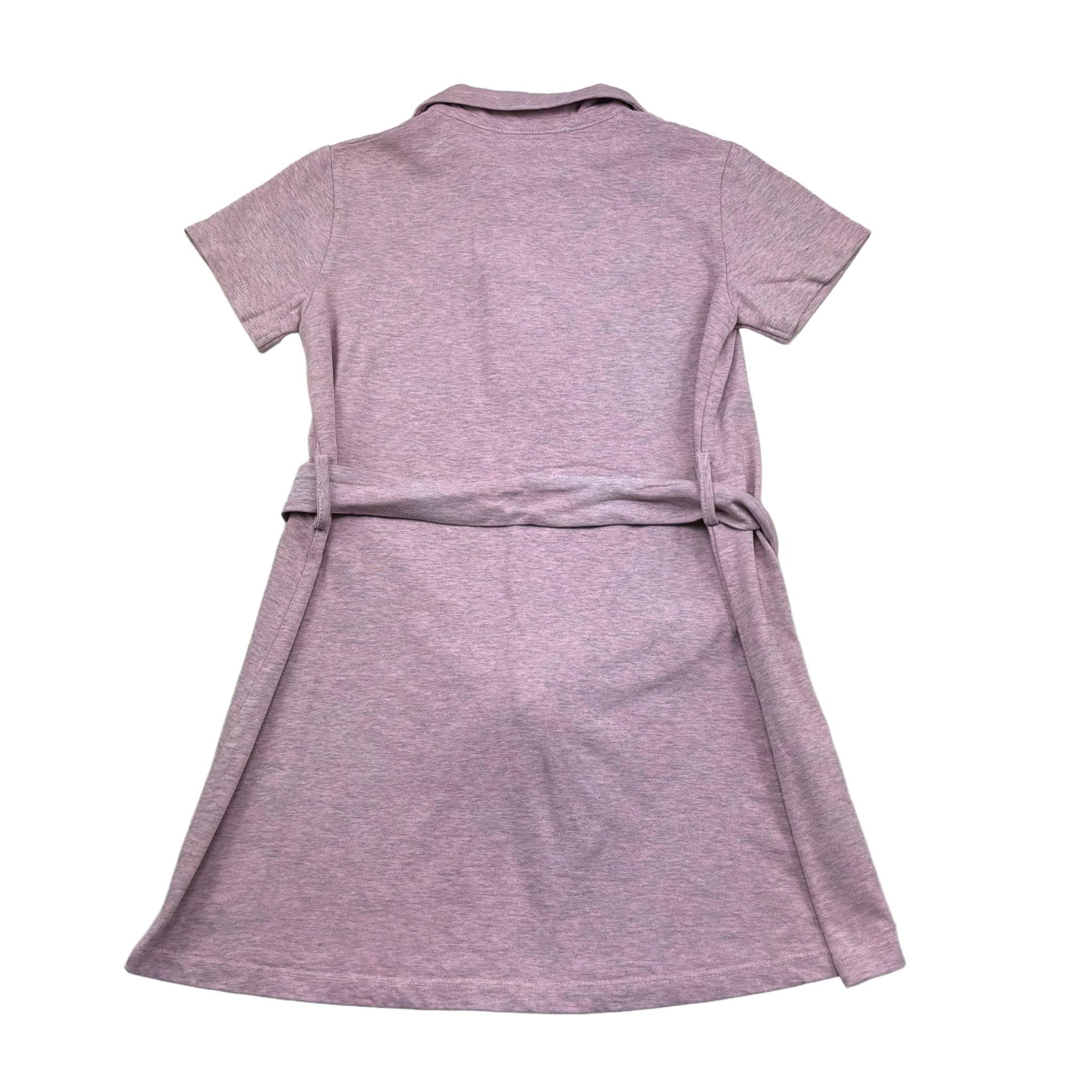 Trussardi Abito Mezza Manica Tinta Unita con Brillantini per Bambina TGP26056VE ROSA TRUSSARDI 