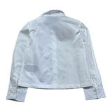 Trussardi Camicia Tinta Unita con Brillantini per Bambina TGP26084CA BIANCO TRUSSARDI 