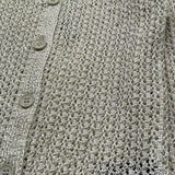 Trussardi Cardigan Tinta Unita con Paillettes per Bambina TGP26090CD BEIGE TRUSSARDI 