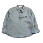 Trussardi Camicia Manica Lunga Tinta Unita per Neonato TIP23108CA AZZURRO TRUSSARDI 