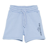 Trussardi Bermuda Tinta Unita con Elastico In Vita per Neonato TIP25016BEX AZZURRO TRUSSARDI 