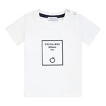 Trussardi T-Shirt tinta unita con Stampa Bianco per Neonato TIP25046TSX BIANCO TRUSSARDI 