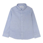 Trussardi Camicia Manica Lunga Tinta Unita per Neonato TIP25047CA AZZURRO TRUSSARDI 