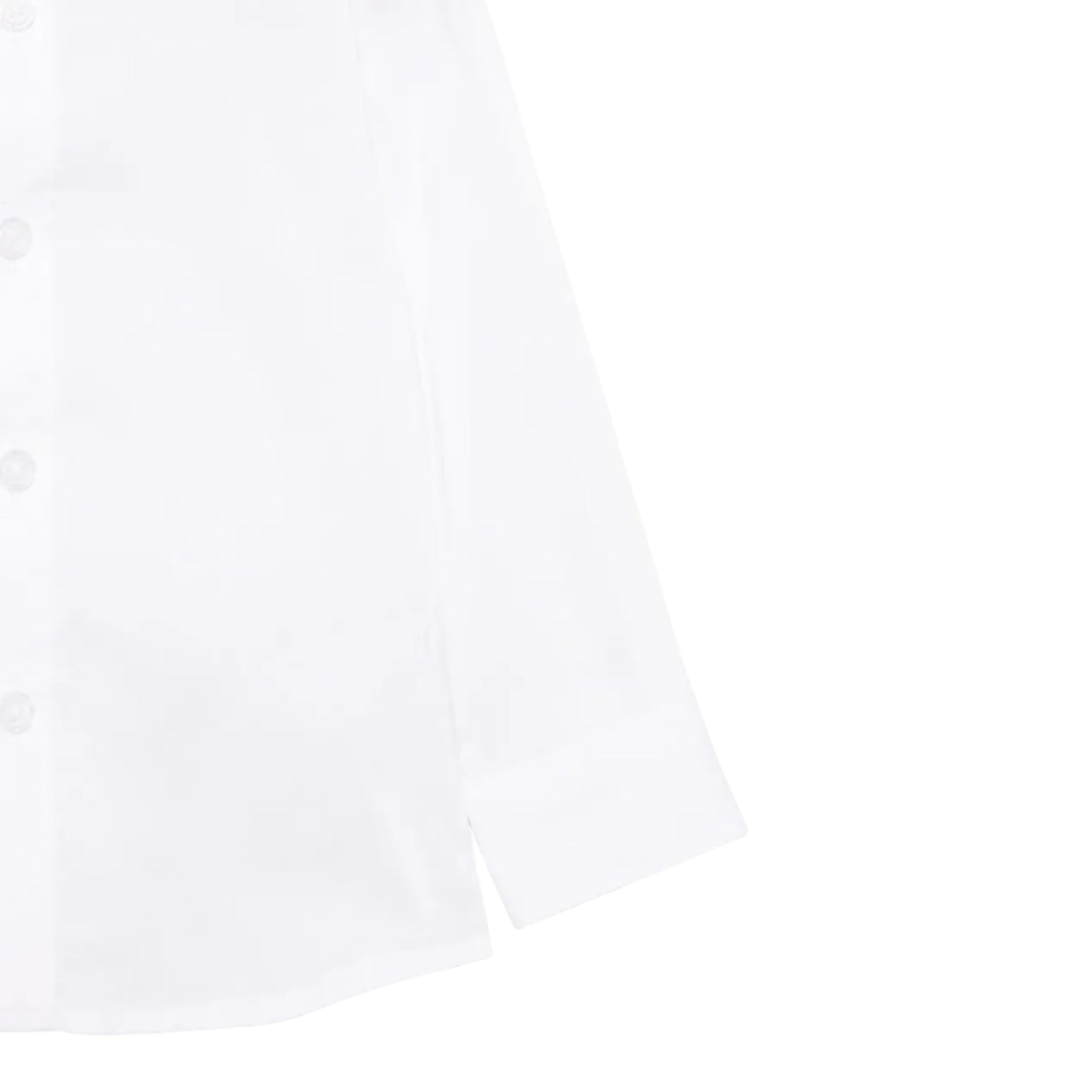 Trussardi Camicia Tinta Unita con Logo per Neonato TIP25091CAX BIANCO TRUSSARDI 