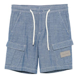 Trussardi Bermuda In Denim Tinta Unita per Bambino TIP25160BE AZZURRO TRUSSARDI 