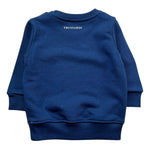 Trussardi Felpa Chiusa Girocollo Tinta Unita con Logo per Neonato TIP26001FE BLU TRUSSARDI 