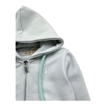 Trussardi Felpa con Zip E Cappuccio Tinta Unita per Neonato TIP26011FE VERDE ACQUA TRUSSARDI 