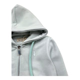 Trussardi Felpa con Zip E Cappuccio Tinta Unita per Neonato TIP26011FE VERDE ACQUA TRUSSARDI 