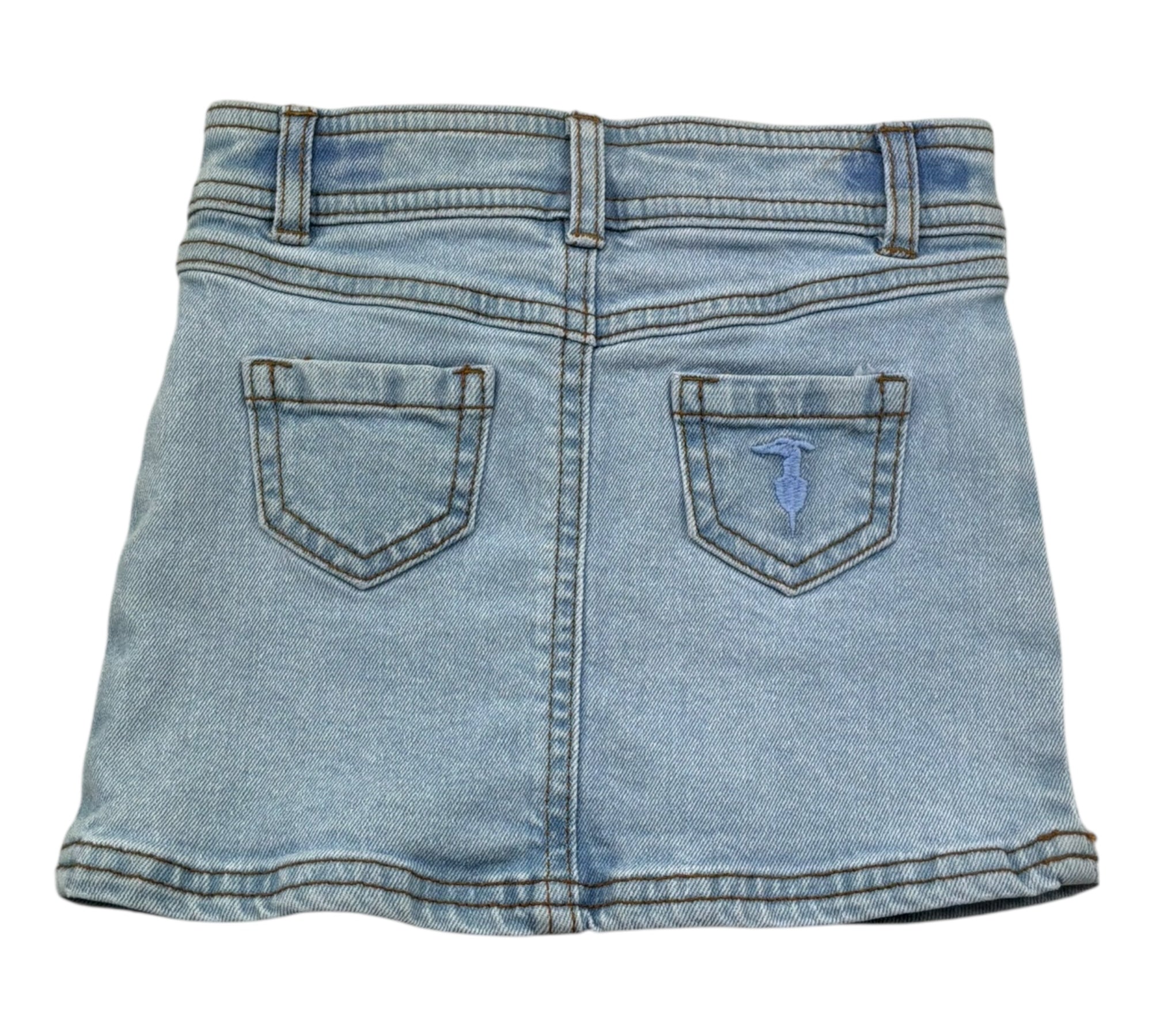 Trussardi Gonna In Denim Tinta Unita per Neonata TIP26017GO AZZURRO TRUSSARDI 