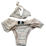 Trussardi Costume 2 Pezzi Fascia-Mutandina per Neonata TIP26027CO ROSA TRUSSARDI 
