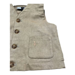 Trussardi Gilet Tinta Unita con Taschini per Neonato TIP26057GT BEIGE TRUSSARDI 
