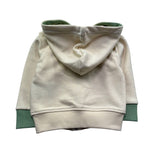 Trussardi Felpa con Zip E Cappuccio Tinta Unita per Neonato TIP26065FE BEIGE TRUSSARDI 