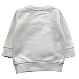 Trussardi Felpa Chiusa Girocollo Tinta Unita con Stampe per Neonato TIP26084FE BIANCO TRUSSARDI 