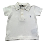 Trussardi Polo Mezza Manica Tinta Unita per Neonato TIP26096PO BIANCO TRUSSARDI 