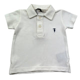 Trussardi Polo Mezza Manica Tinta Unita per Neonato TIP26096PO BIANCO TRUSSARDI 