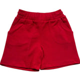 Trussardi Bermuda Tuta Tinta Unita con Logo per Neonato TIP26097BE ROSSO TRUSSARDI 